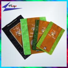 custom lable plastic coffee tea bags with ziplock resealable