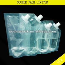 coconut water pouch with nozzle/nozzle pouch for monster water