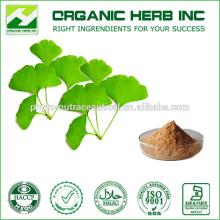Supplier Manufacturer :24%Flavones 6%  lactone s  Natural  Ginkgo biloba Extract