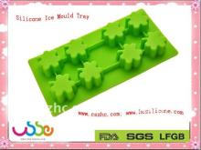 Silicone Ice Mould Tray of Flower shape (UHAF001)