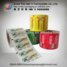 Gum wrapper chewing gum packing material paper