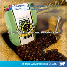 Green Coffee Tea Bags / Valved Coffee Bags/ Zipper Coffee Bag
