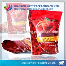 Stand up pouches with zipper for food packaging / standing up pouch/resealable stand up pouch