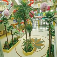 8m wholesale afforest tree factory price hall/playground/beach outdoor landscaping bend/straight fib