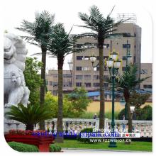 6m factory price fake coconut home/playground/beach/swimming pool outdoor decoration UV protective a
