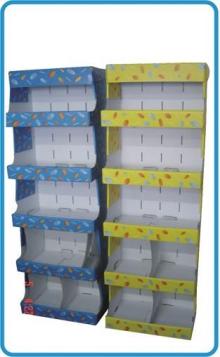 chewing gum cardboard retail floor stand