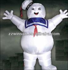 NEW DESIGN inflatable Stay Puft Marshmallow man with CE air blower
