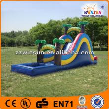 coconut water inflatable slide with pool