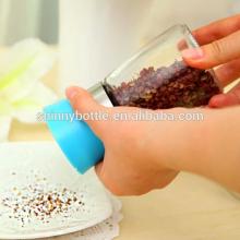 mini blue black pepper mill grinder