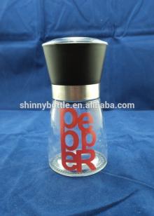white pepper mill, black pepper grinder, pepper jar