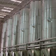 ss conical dry red wine fermentation tank with insulation layer