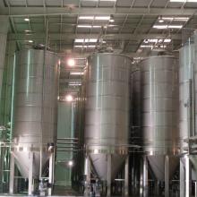 large capacity  stainless  steel dry red wine fermentation tank with  conical  bottom end