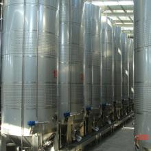 large capacity ss 304 dry red wine fermentation tank with conical bottom end
