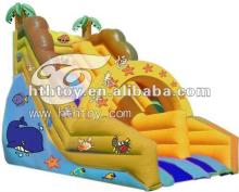Attractive PVC coconut inflatable  water  slide for export