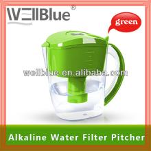 new design plastic  water  jug with alkaline  filter  cartridge in  house   water   filter s