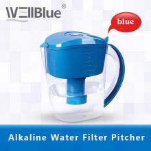 Wellblue BPA  Free   Water  Filter Pitcher With Alkaline Filter