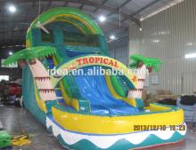 Empire coco water slide for kids, coconut palm water slide with  pool  WS068