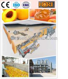 220L Barrels Packaging Peach Jam Production Line