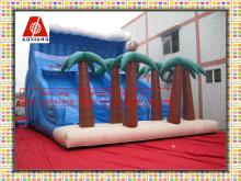 2011 hot sale commercial inflatable coconut palm water slide