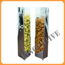 resealable  stand up aluminium foil  pouch es for food packaging