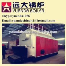 Grated coconut fired hot water boiler
