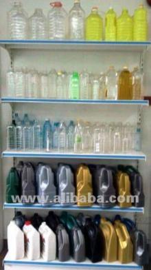 Empty soy sauce plastic bottle