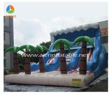 New Inflatable coconut tree  slide ,water  slide  for  kids 