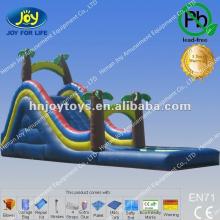 CE Inflatable Tropical  Zone  Slide with Coconut Tree