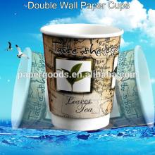 Disposable  Printing  Paper  Cup s Print Coffee Paper  Cup s, Double Wall Paper  Cup s