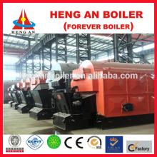 horizontal water-fire tube chain grate coal heated boiler for sale