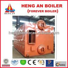 horizontal double drum water tube boiler