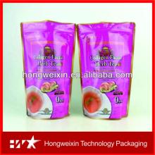 custom stand up tea bags