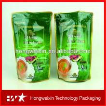 custom stand up herb tea bags