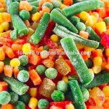 IQF MIX VEGETABLES ( Frozen Beans - peas- Carrots ...)
