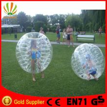 pvc or tpu bubble football human body  inflatable  ball  suit  for sale