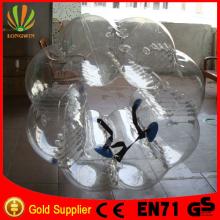 hot sale pvc or tpu outdoor cheap custom bubble football soccer