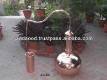 Polished Copper  Distiller s for  essential   oil s all size available