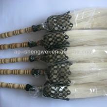 natural horse hair white fly whisk