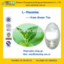 GMP Manufacturer Supply Green Tea Extract L-Theanine Powder