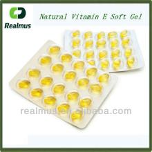 100% natural vitamin e soft gel in blister