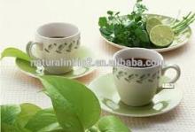 Drink grade instant green tea powder with perfect water solubility and clarity