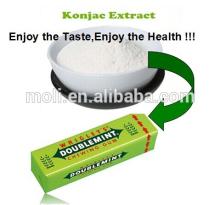 New chewing gum base with high dietary fiber