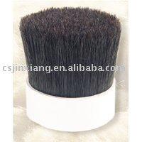  Natural  black  boiled  bristle