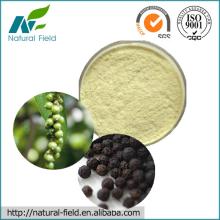 100% Pure Natural 95%, 98% Piperine Black Pepper Extract Manufacturer