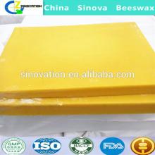 yellow beeswax  block 