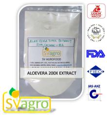 aloevera Extract for cosmetic 200x, 100x Spray Dried Aloe Powder