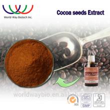 Cocoa extract GMP KOSHER HACCP China manufacturer supply pure natural cocoa polyphenol cocoa extract