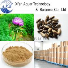 GMP Certified  Milk   thistle   Extract  Silymarin powder 100% Natural