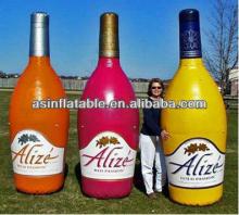 2013 high quality promotional inflatable champagne bottle for sale