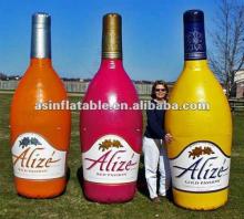 super hot selling !!! newly design  giant   inflatable  champagne bottle for advertising